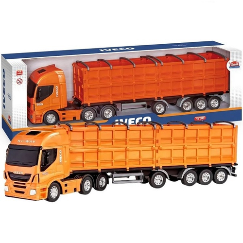 Caminhao Graneleiro Iveco hi-way Laranja Usual Brinquedos 582