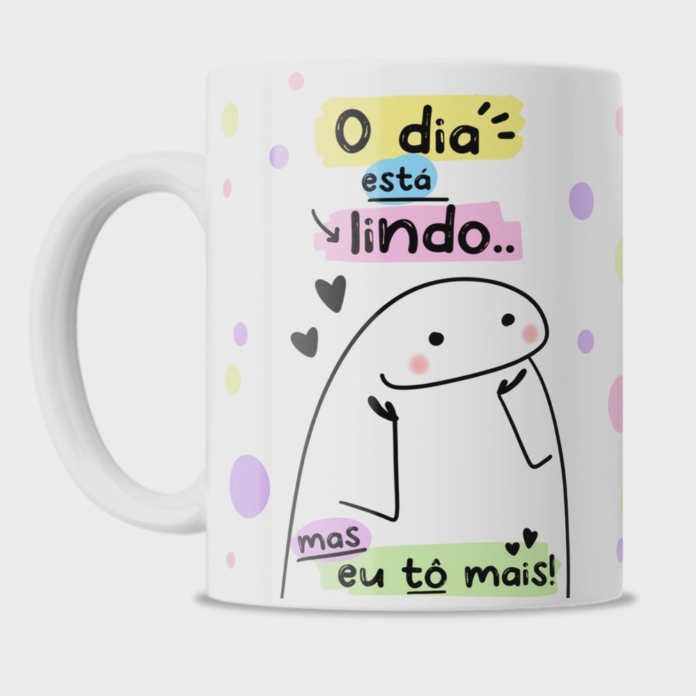 Caneca Flork Meme Divertida Pessoas Tristes