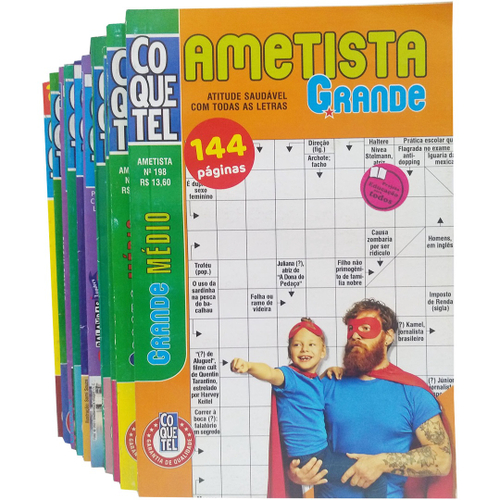 Passatempos Coquetel Caça Palavras Jumbo Fácil Kit 2 Volumes - Livros de  Palavras Cruzadas - Magazine Luiza