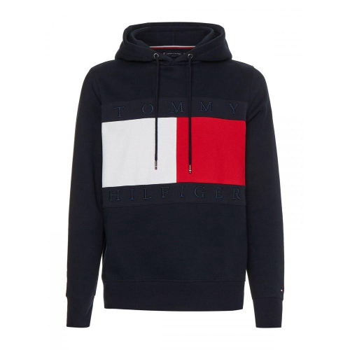 Sweat Tommy Hilfiger Logo Hoody Vermelho Homem