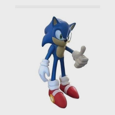 Boneco Action Figure Sonic Amarelo Articulado 23cm em Promoção na Americanas