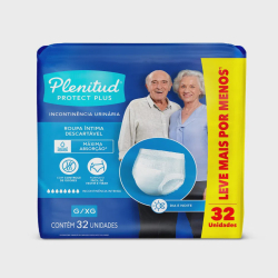 Roupa íntima Plenitud Protect Plus G/Xg 32 Unidades é boa?