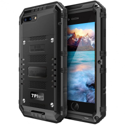 Beasyjoy Capa de Metal para iPhone 7/8 Plus A Prova d'Água IP68 Nível Militar, Preta. é boa?