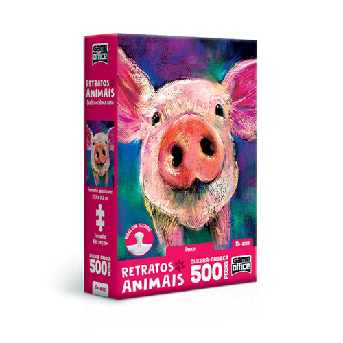 Quebra-cabeça Puzzle Borboletas Game Office 500 Peças