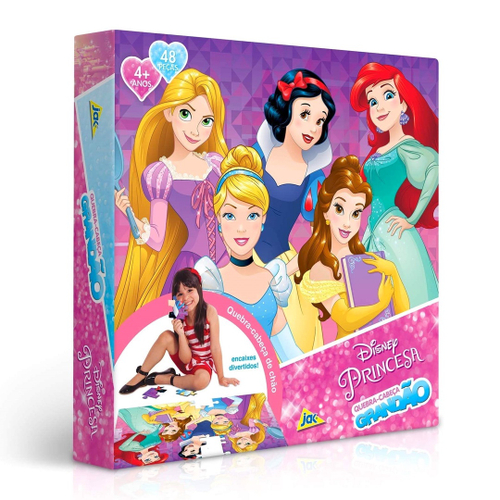 Disney princesa quebra-cabeça quebra-cabeças rapunzel e pascal jogos  puzzles disney amigos design exclusivo grande