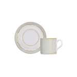 Xícara de Café 6 Peças 70ml Porcelana Royal Off-white Germer