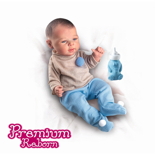 Boneca Bebê Mini Reborn - Menino - Baby Brink 1262