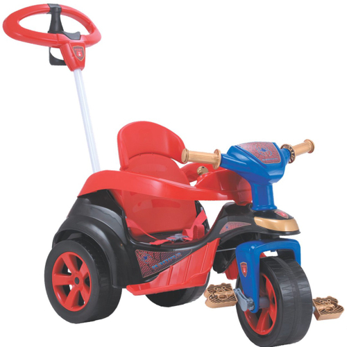 Triciclo Infantil Bandeirante Smart Comfort - Haste Removível Capota -  Velotrol e Triciclo a Pedal - Magazine Luiza