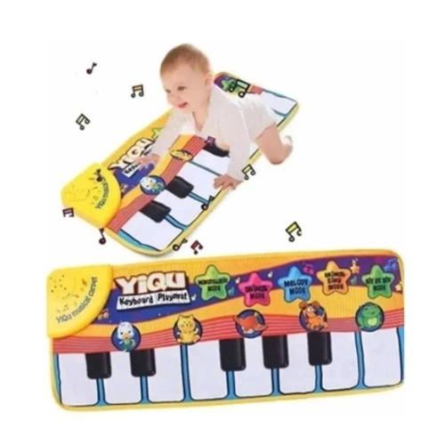 Teclado Musical Animais Infantil com Luz e Som Educativo