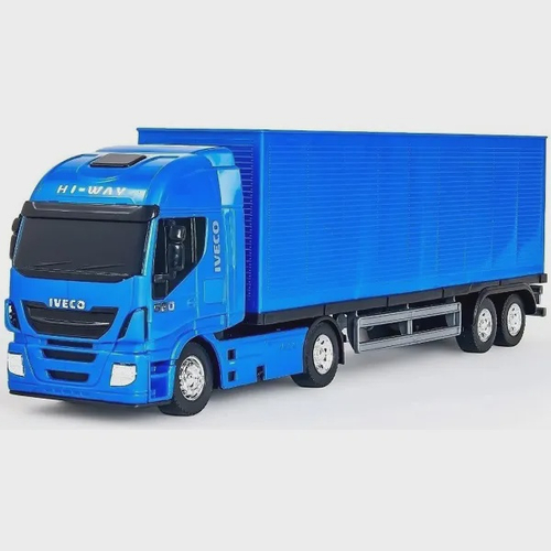 Caminhão de Brinquedo Caçamba com Carga Iveco Azul no Shoptime