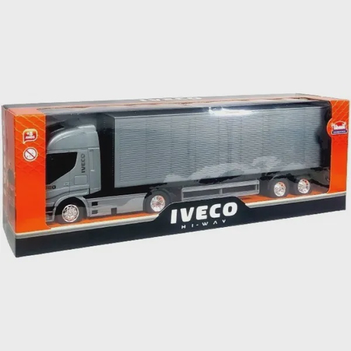 Caminhao Bau Iveco hi-way Azul Usual Brinquedos 339 na Americanas Empresas