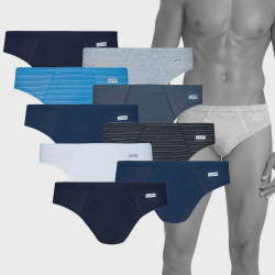 Cueca Adulto Slip Kit 9 Cuecas Sortida Lupo 515 é boa?