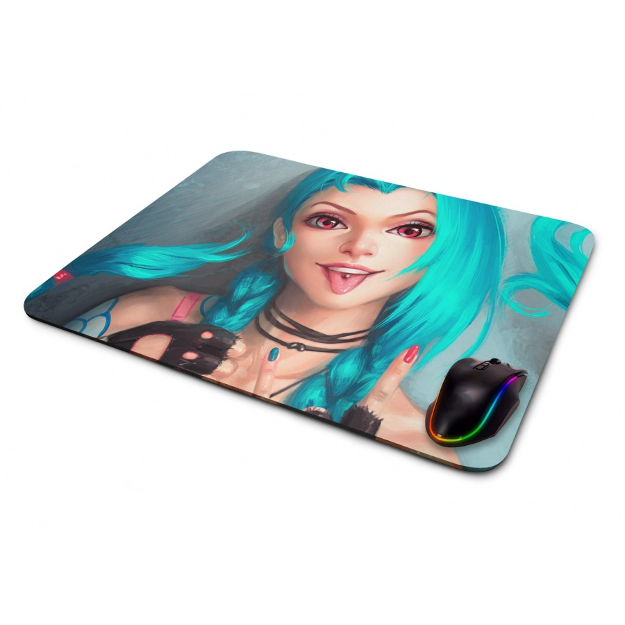 Mouse pad Gamer League Of Legends Jinx no Shoptime