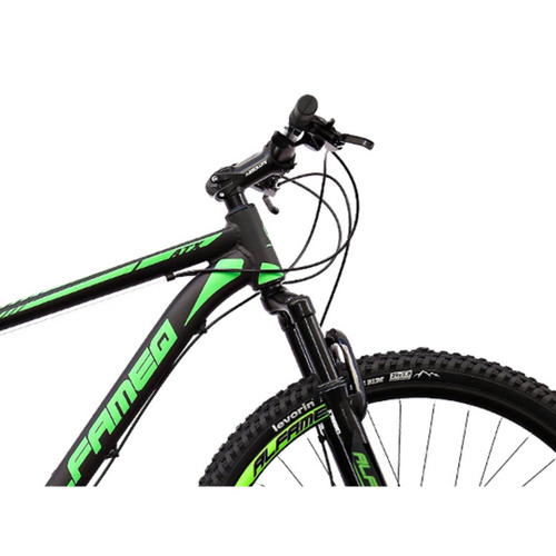 Bicicleta Aro 29 Alfameq ATX 27v Hidráulico K7 e Trava Preto com