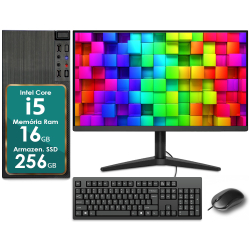 Computador Completo Intel Core i5 16GB ssd 256GB Monitor 17 4 Núcleos Super Turbo Pc Hdmi Teclado e Mouse Cpu é boa?