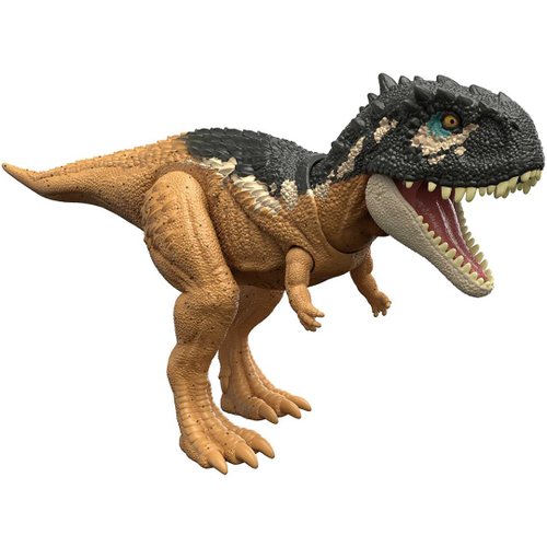 Jurassic World - Figura dinossauro T-Rex passo e ataque, JURASSIC WORLD