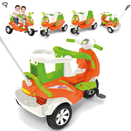 Moto Infantil De Passeio Ou Pedal c/ 02 Lugares Calesita no Shoptime