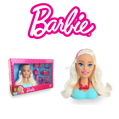 Barbie Busto Maquiagem Sparkle com Maquiagem Salão - Mattel