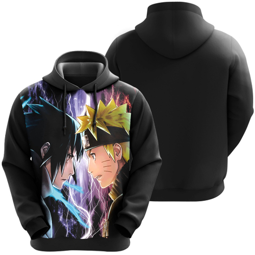 Moletom preto Naruto Todos Os Olhos Anime Arte masculino feminino flanelado  no Shoptime