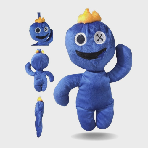 Boneco Azul Babão e Monstro verde Rainbow Friends Jogo Roblox