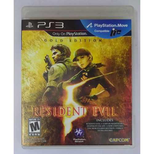 Resident Evil 5 Gold Edition - Jogo XBOX 360 Mídia Física