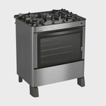 Fogão 5 Bocas com Acendimento Autom. Esmaltec Jade Glass Inox
