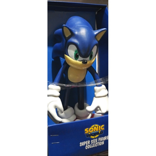 Boneco Sonic Preto Grande Super Size 23Cm - Sonic em Promoção na