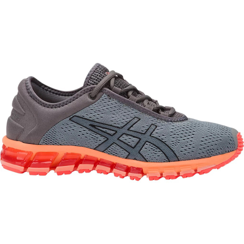 Tenis asics gel-quantum 180 4 outlet feminino - laranja e cinza