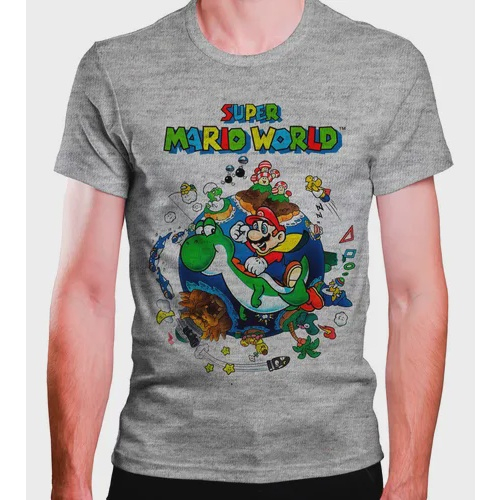 Camiseta Mario Bros Nintendo Jogos Antigos no Shoptime