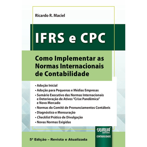 Livro - Manual de Normas Internacionais de Contabilidade - IRFS Versus  Normas Brasileiras em Promoção na Americanas