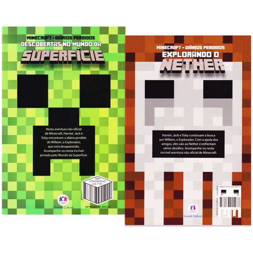 Livro de Atividades em promoção  Lister - Livro de Atividades - Minecraft  - Numerais - 12 Folhas - 420 x 295 mm - Editora Online - Zzdiversos