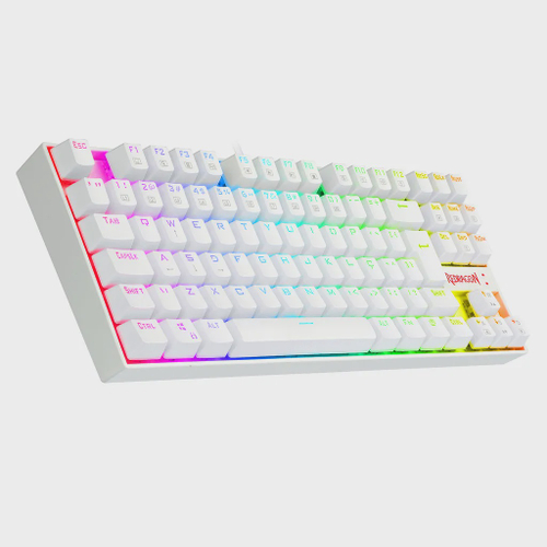 redragon kumara lunar white rgb switch brown