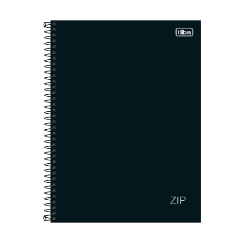 Caderno Universitário tilibra Zip Preto - 1/10/16/20