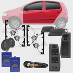 Kit Vidro Elétrico Fox Spacefox Crossfox 2003 2004 2005 2006 2007 2008 2009 Inteligente Completo