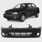Parachoque Dianteiro Corsa Classic 2008 2009 2010 Preto Liso com Furo para Milha