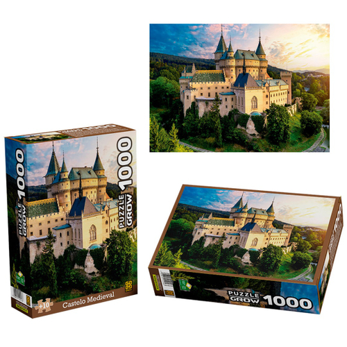 Quebra-cabeça - Castelo de Gernstein - 1000 Peças - Grow