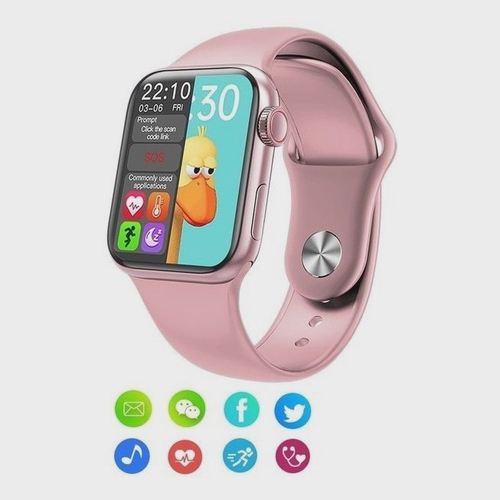 Relógio Digital Feminino Smartwatch Troca Foto Faz Ligação Troca Foto Preto  em Promoção na Americanas