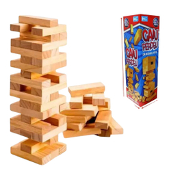 Jogo De Madeira Educativo Original Blocos Mdf Caiu Perdeu é boa?