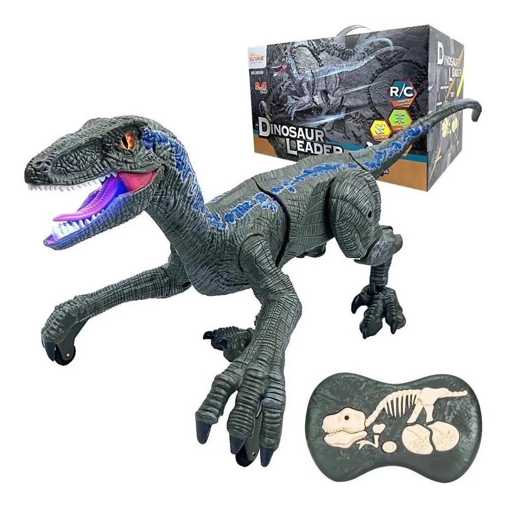 Dinossauro Articulado de Controle Remoto - Tiranossauro Rex - Com