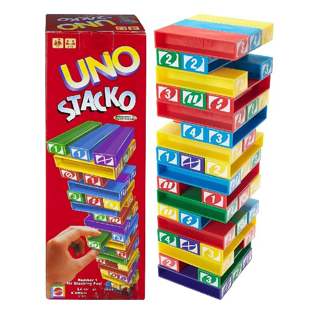 Jogo Uno Stacko, 43535, Mattel Games Mattel Multicolorido 