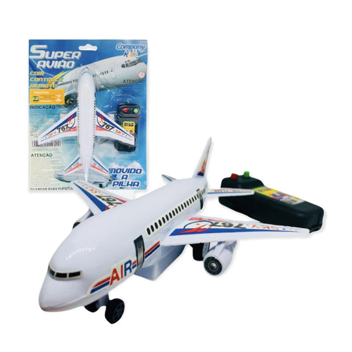 Avião Controle Remoto Bateria Com Brinquedos Drift Barato A/