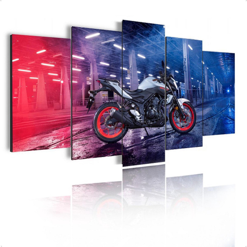 Quadro decorativo Desenho Moto Trumph Speed triple no Shoptime