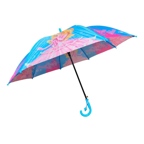 GUARDA CHUVA SOMBRINHA COM APITO COLOR LISO INFANTIL