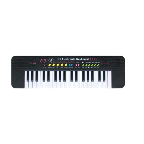 Teclado musical Tipo Yamaha Psr iniciante infantil criança no Shoptime