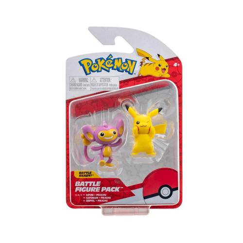 Figura Subaquatico Com Popplio Horsea, Pokemon - Sunny Brinquedos