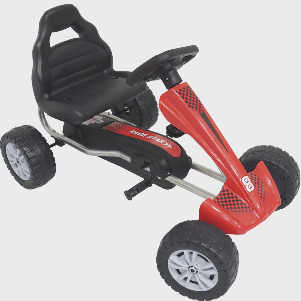 Mini Carrinho Infantil Estilo Kart Drift Elétrico Vermelho