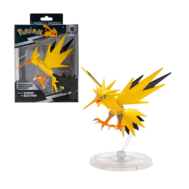 Pokemon - Figura Articulada 15cm - Zapdos - Sunny - MP Brinquedos