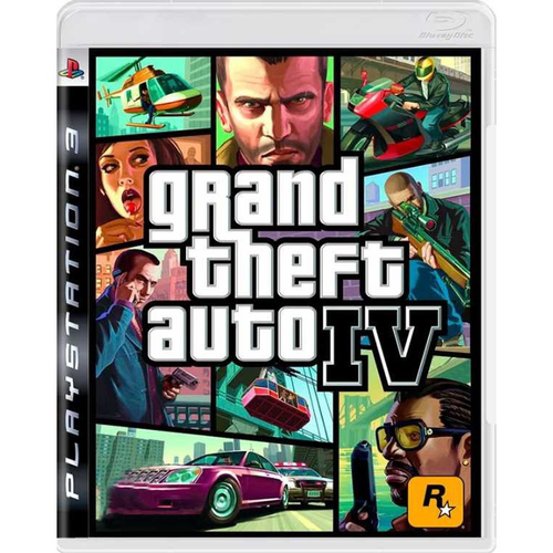 Grand Theft Auto IV - GTA 4 - Jogo PS3 Midia Fisica