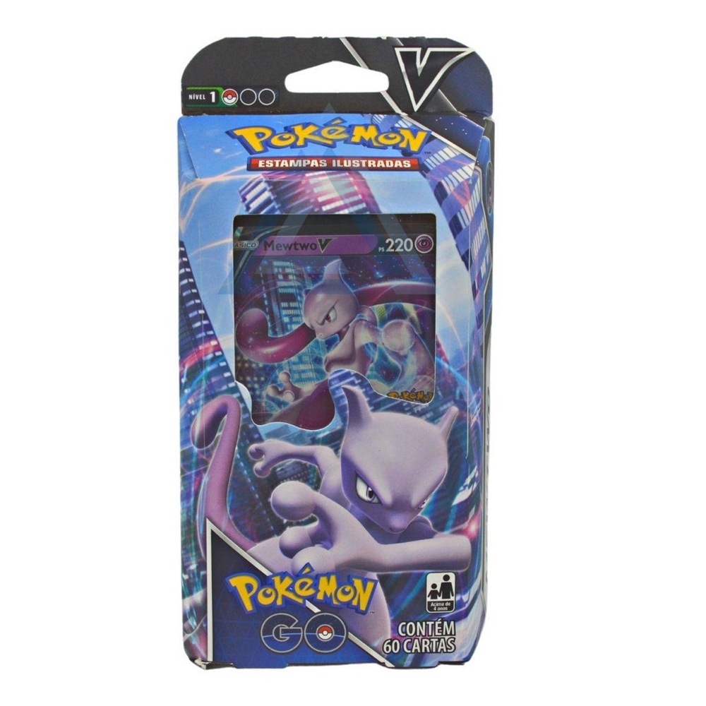 Baralho de Cartas Deck de Batalha Pokémon Go Copag Mewtwo 60 Cartas -  Pequenos Travessos