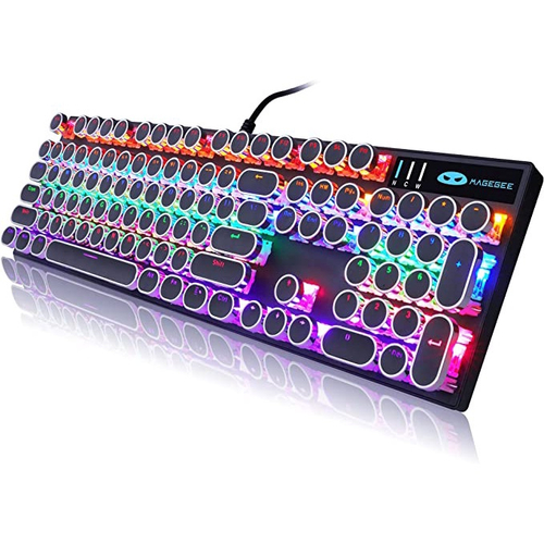 Teclado com luz jogo